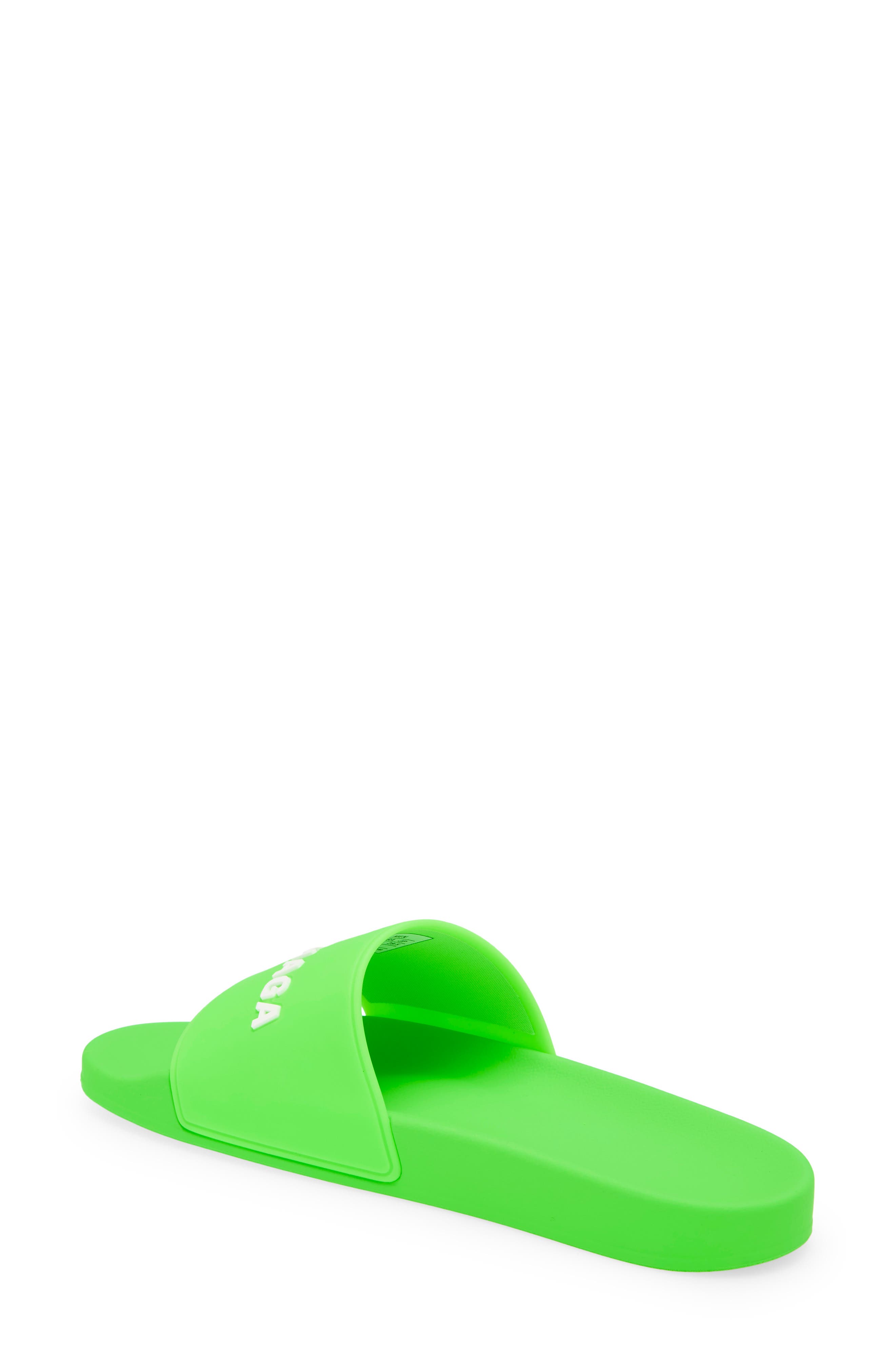 Balenciaga Logo Slide Sandal, Alternate, color, 