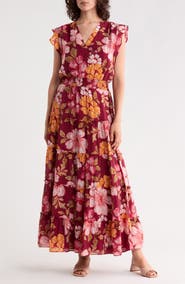 Halogen® Tiered Maxi Dress