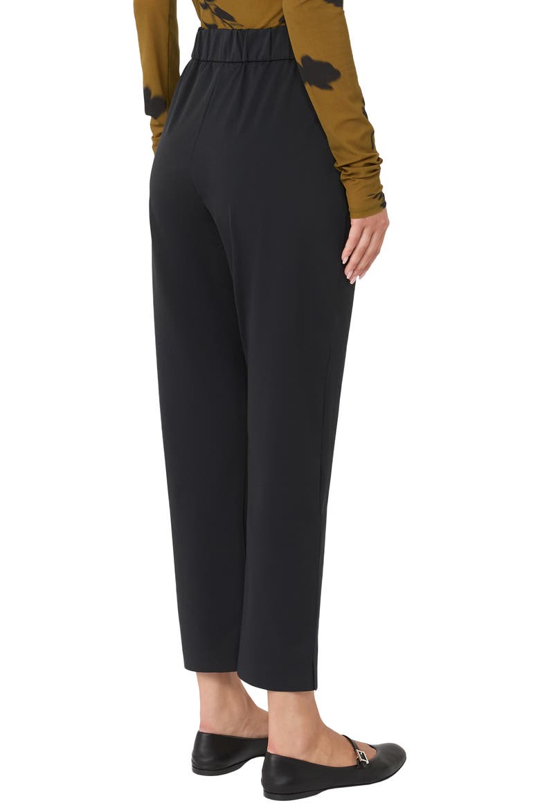 Quirino Jersey Straight Leg Pants, Alternate, color, BLACK