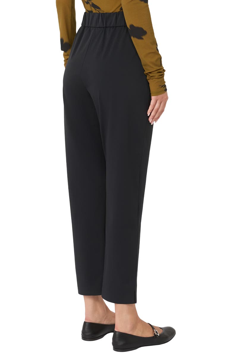 MM by Max Mara Quirino Jersey Straight Leg Pants, Alternate, color, Black