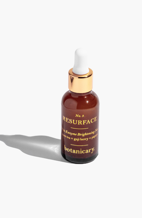 Botanicary No. 3 Resurface Aha & Enzyme Brightening Nectar In Amber/gold