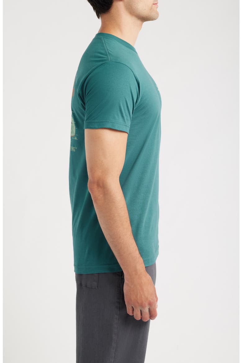 Land of Sunsine Cotton Graphic T-Shirt, Alternate, color, PINE