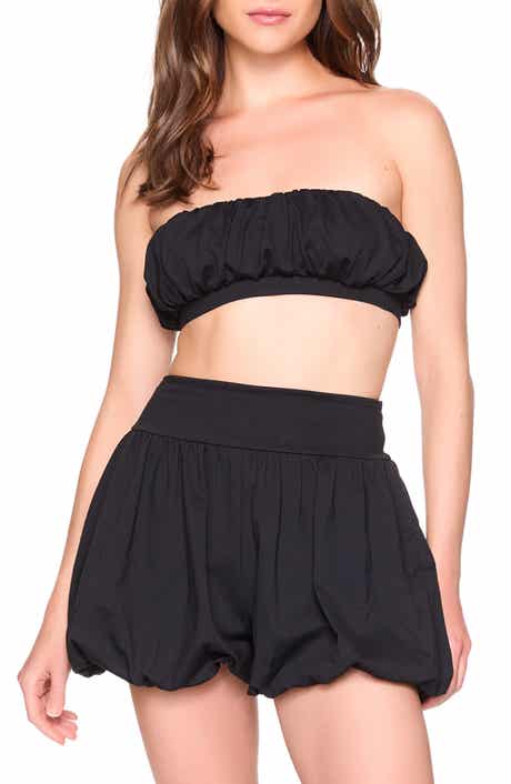 Susana Monaco Bubble Gathered Tube Top