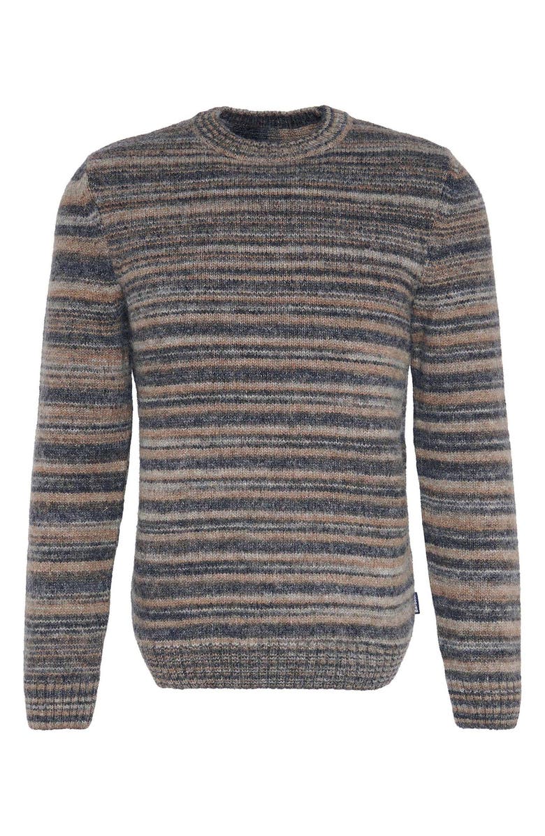 Barbour Pateley Stripe Wool Blend Crewneck Sweater, Alternate, color, 