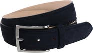 Trafalgar Armando Italian Suede 35mm Feathered Edge Belt
