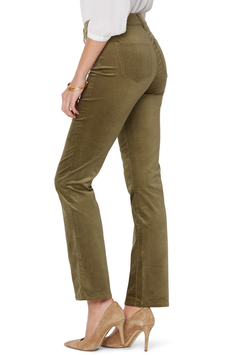 Marilyn Straight Leg Corduroy Pants, Alternate, color, MARTINI OLIVE
