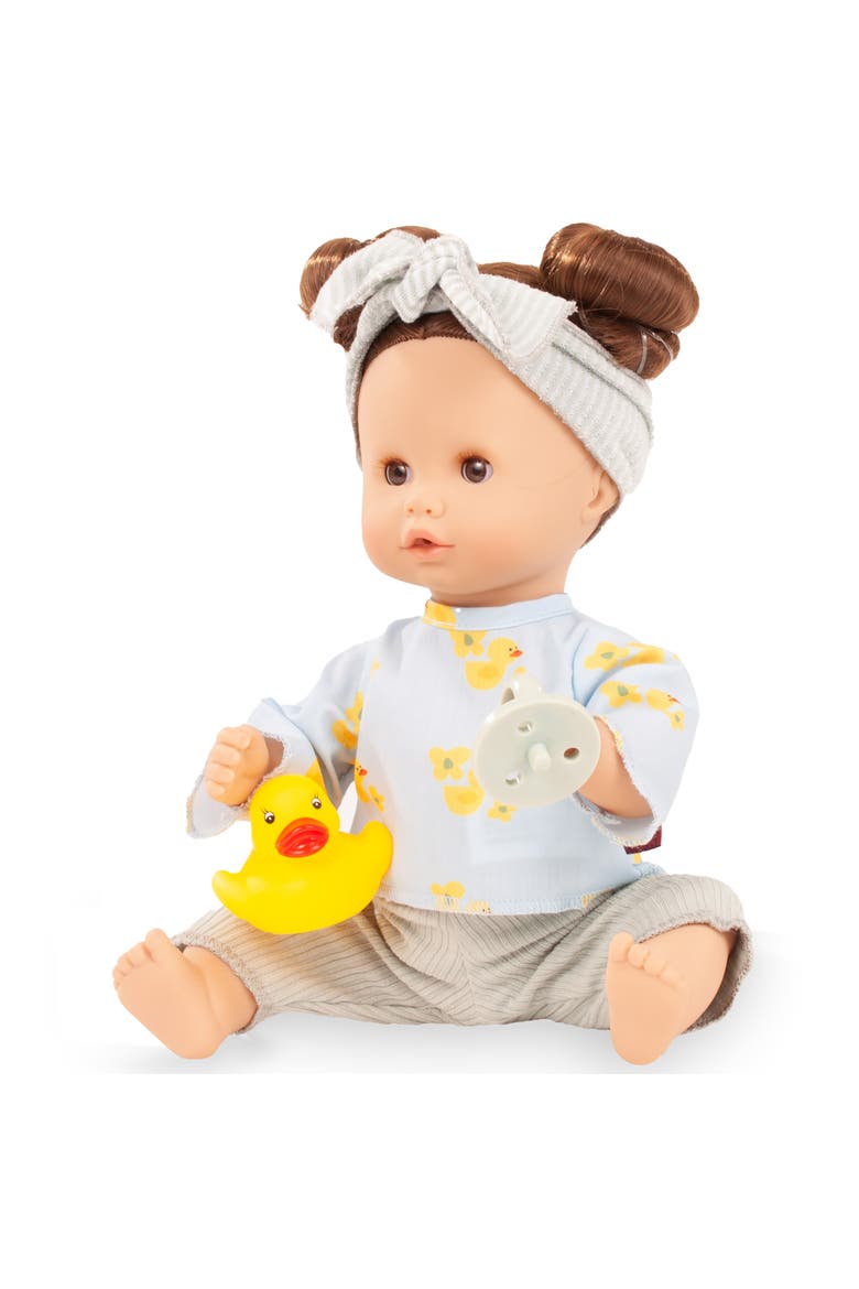 Sleepy Aquini Little Duck - 13" Drink & Wet Bath Girl Doll, Kids 3+, Main, color, Multicolored