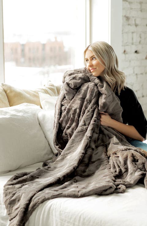 Sorbet Charcoal Blanket