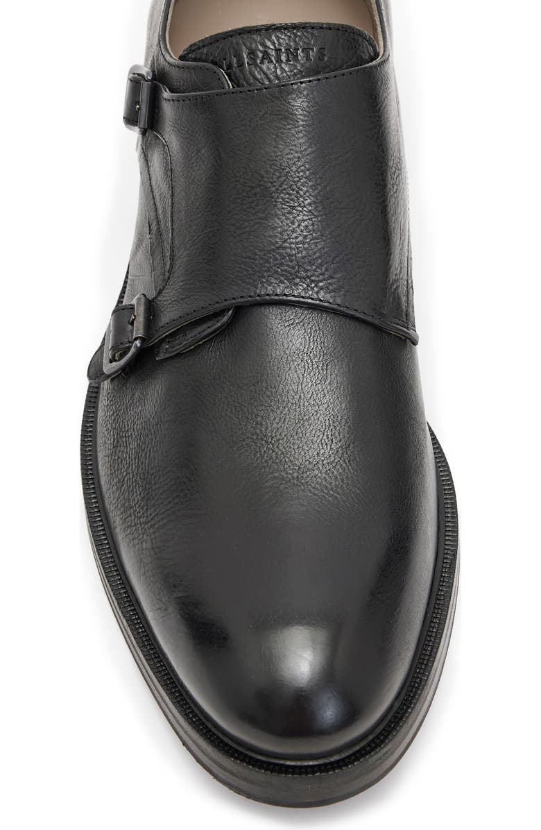 AllSaints Dalton Double Monk Strap Shoe, Alternate, color,