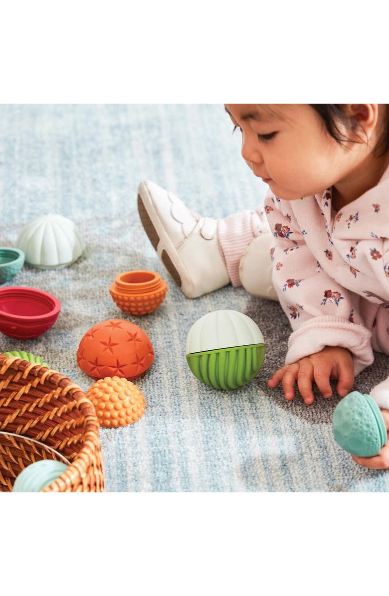 Kaplan Early Learning Company Textured Mix and Match Balls - Set of 8, Alternate, color, Multicolored