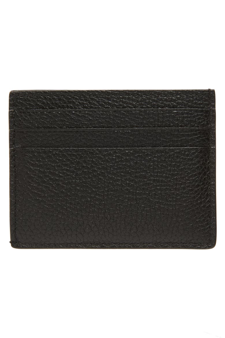T-Line Soft Grain Card Holder, Alternate, color, 1N001 BLACK