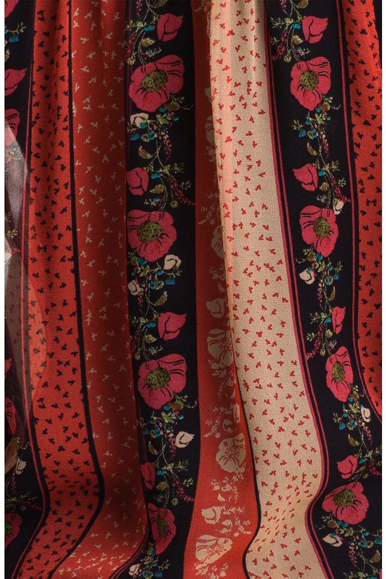 'Botanica' Blouse, Alternate, color, POPPY