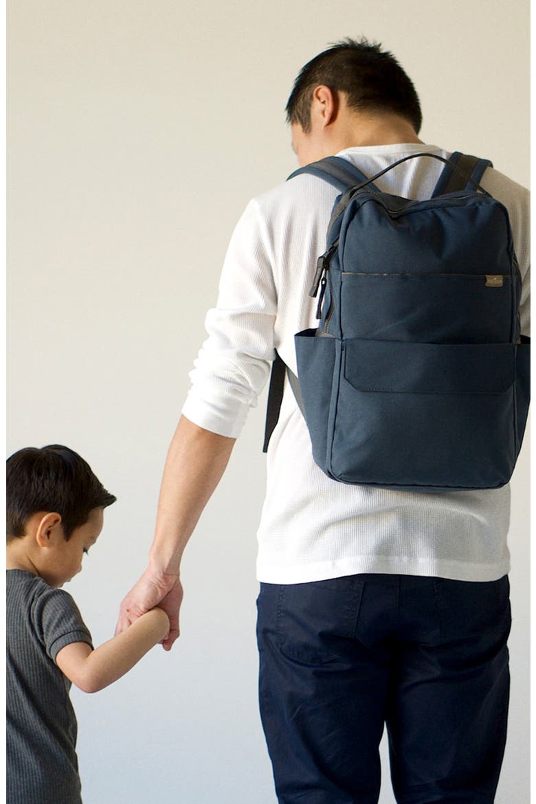 Roo Diaper Backpack, Alternate, color, NAVY