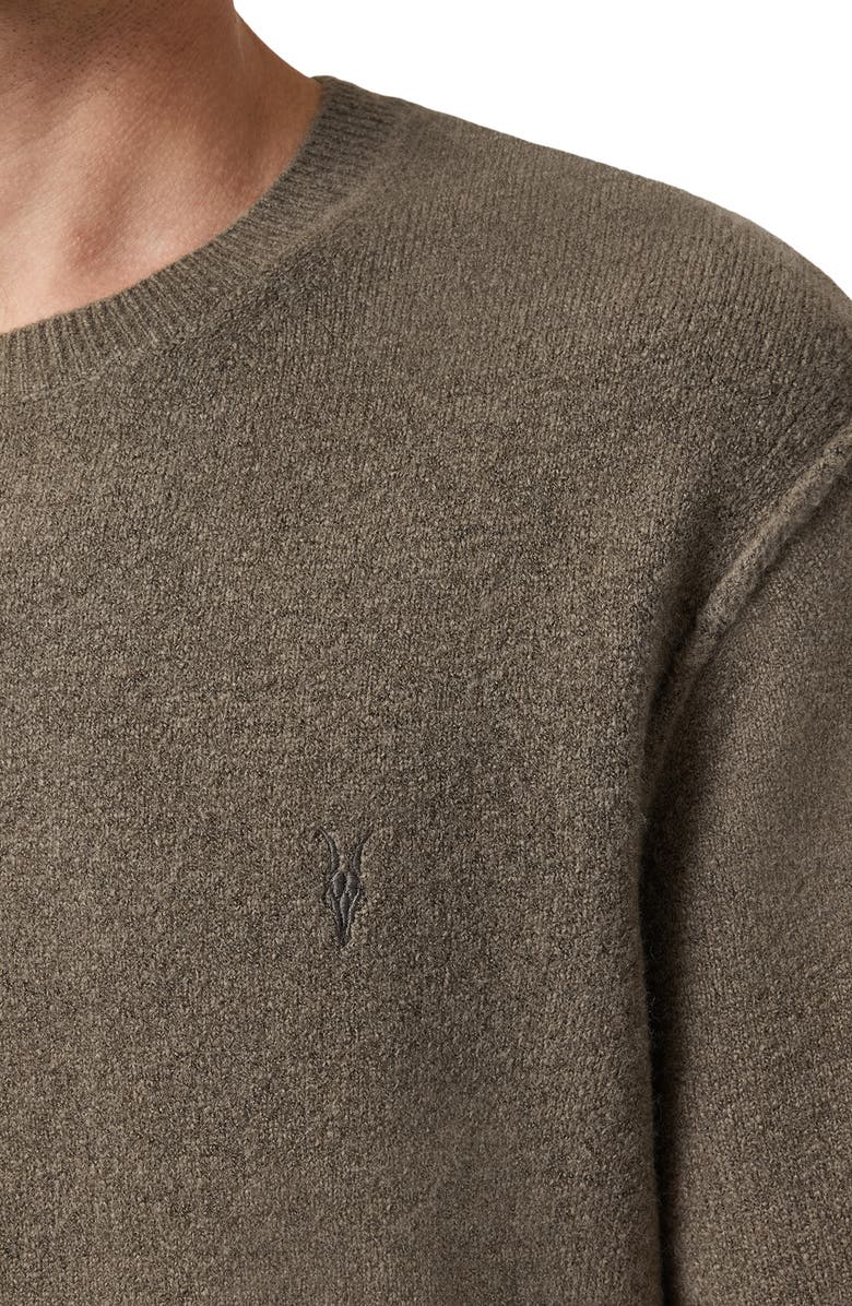 AllSaints Statten Crewneck Sweater, Alternate, color, Dusky Green