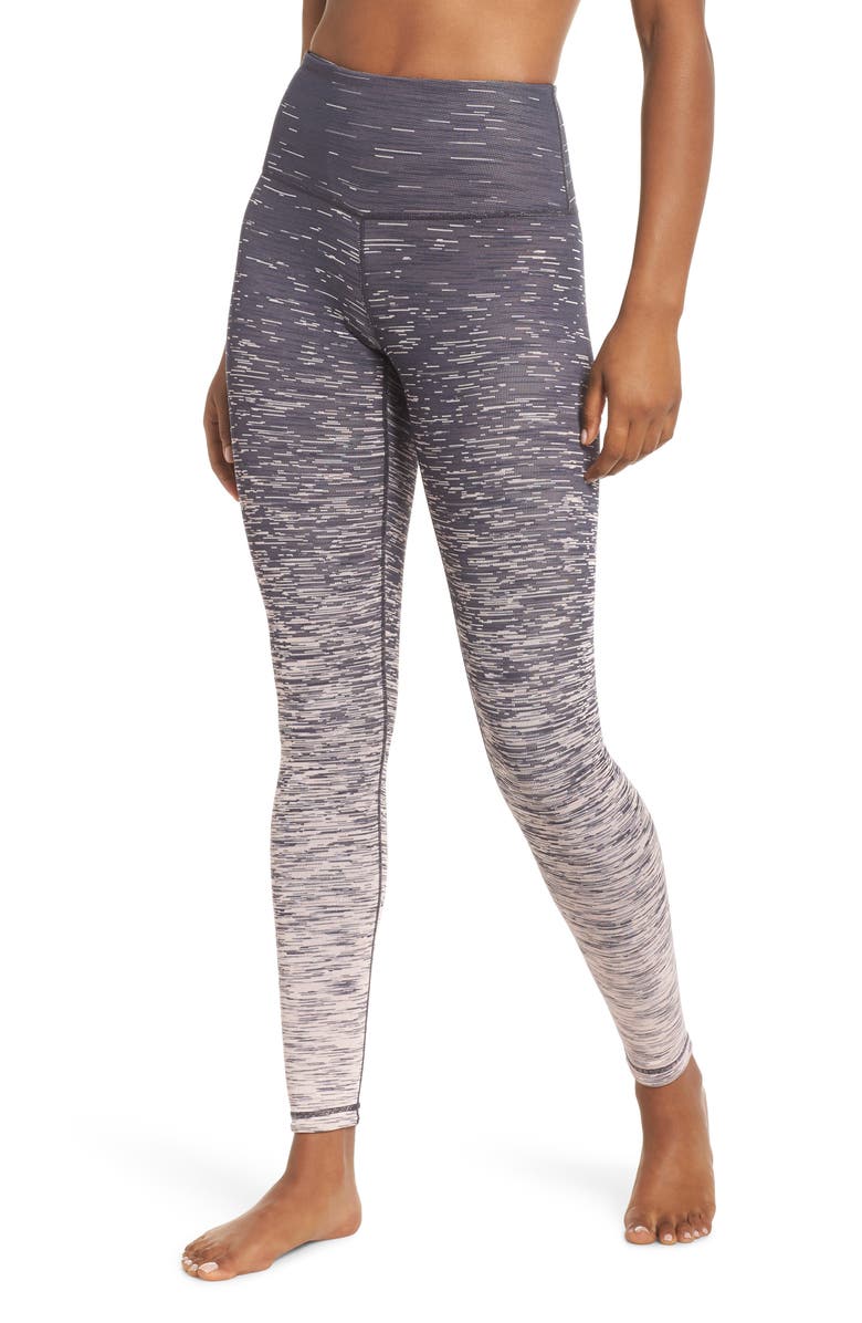 Zella Static High Waist Reversible Leggings, Main, color, 