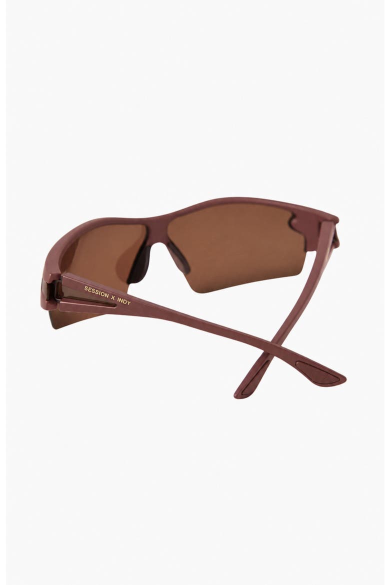 Session Sport Polarized Sunglasses, Alternate, color, Brown
