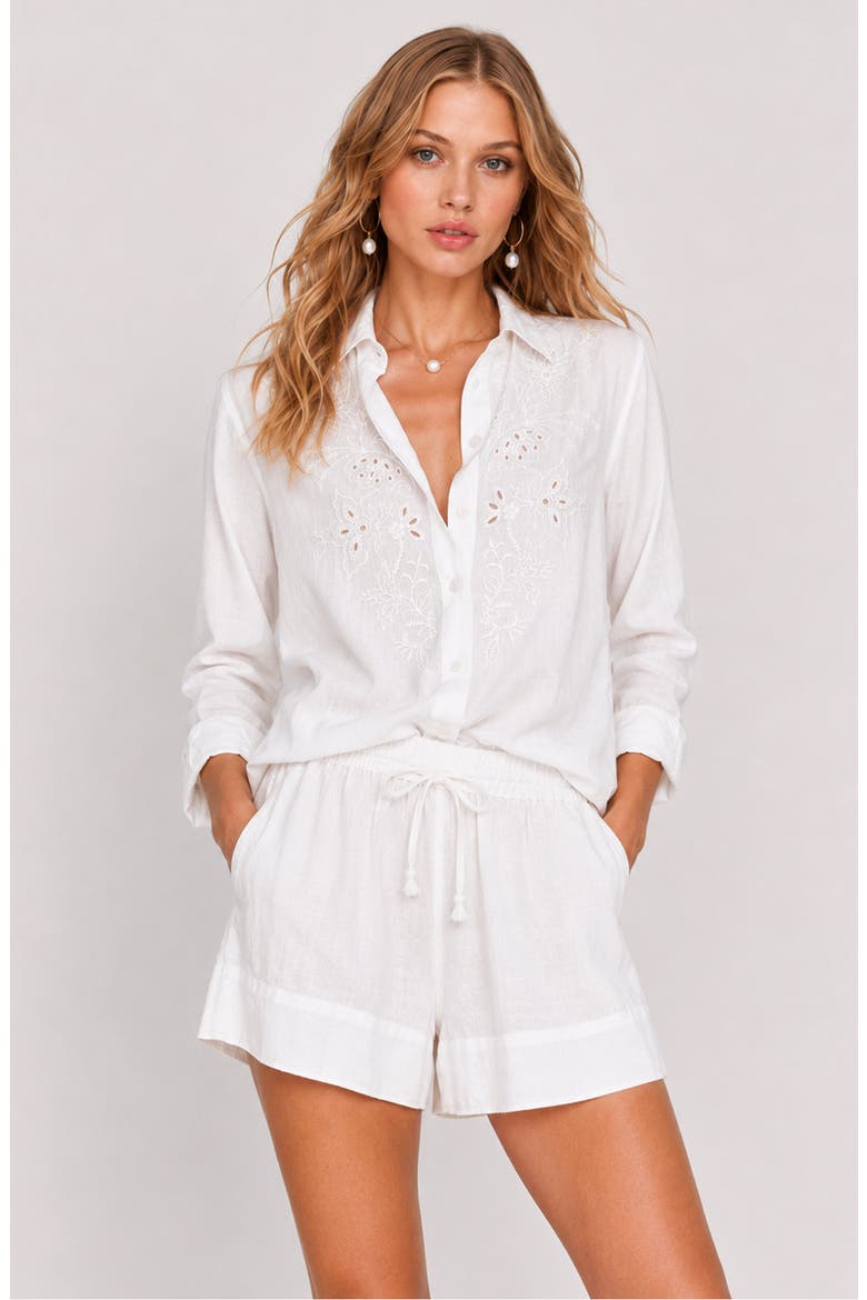 Lucille Top, Alternate, color, White