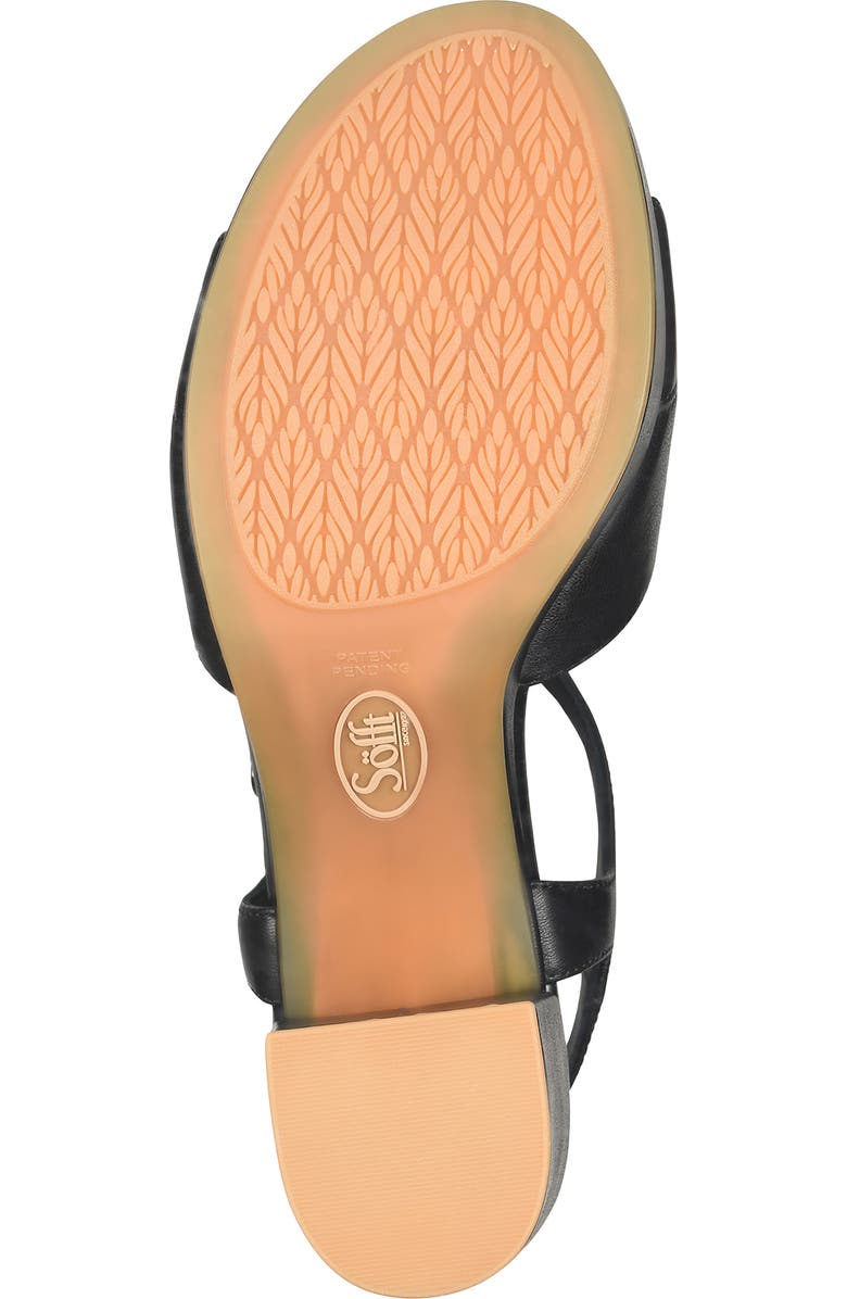 Söfft Lucille Ankle Strap Platform Sandal, Alternate, color, Black