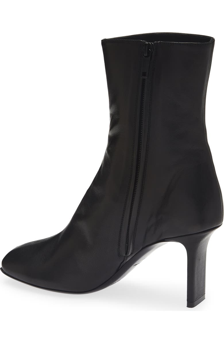Courrèges Square Toe Bootie, Alternate, color, Black