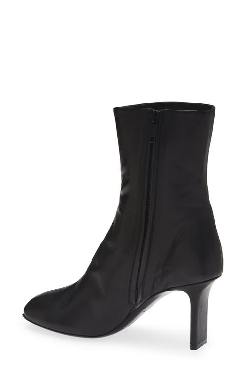 Courrèges Square Toe Bootie In Black