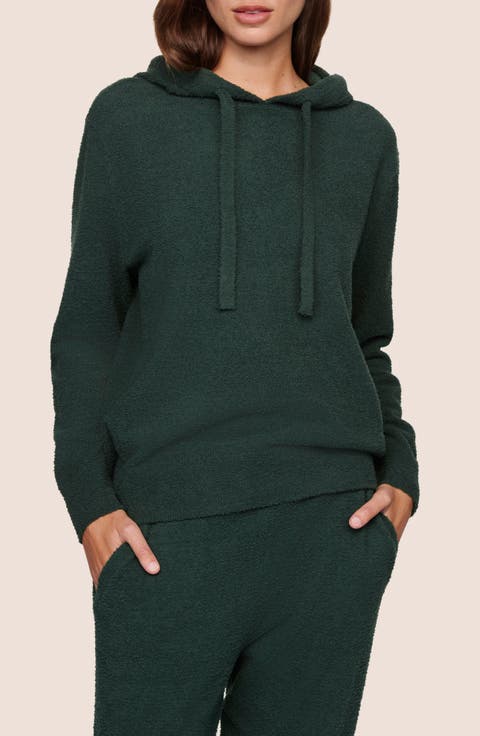 Relaxed Fit Recycled Bouclé Hoodie