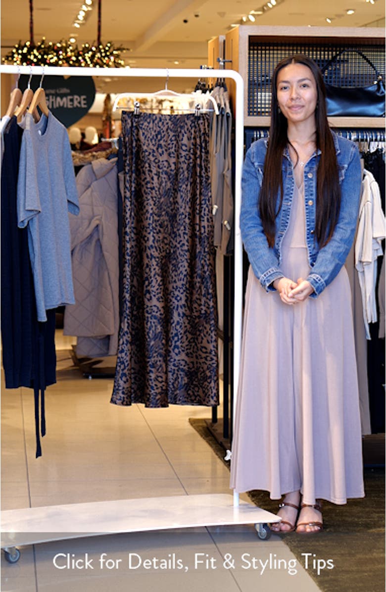 Romina Satin Maxi Skirt, sales video thumbnail