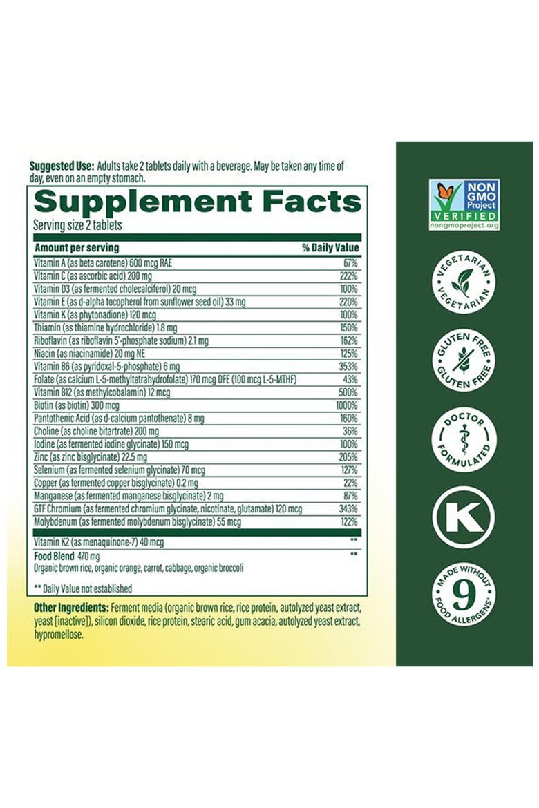 Advanced Multivitamin for Men, Doctor Formulated, Vegetarian, 60 Tablets, Alternate, color, None
