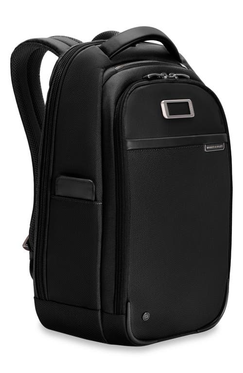Briggs & Riley Work Slim Backpack In Black