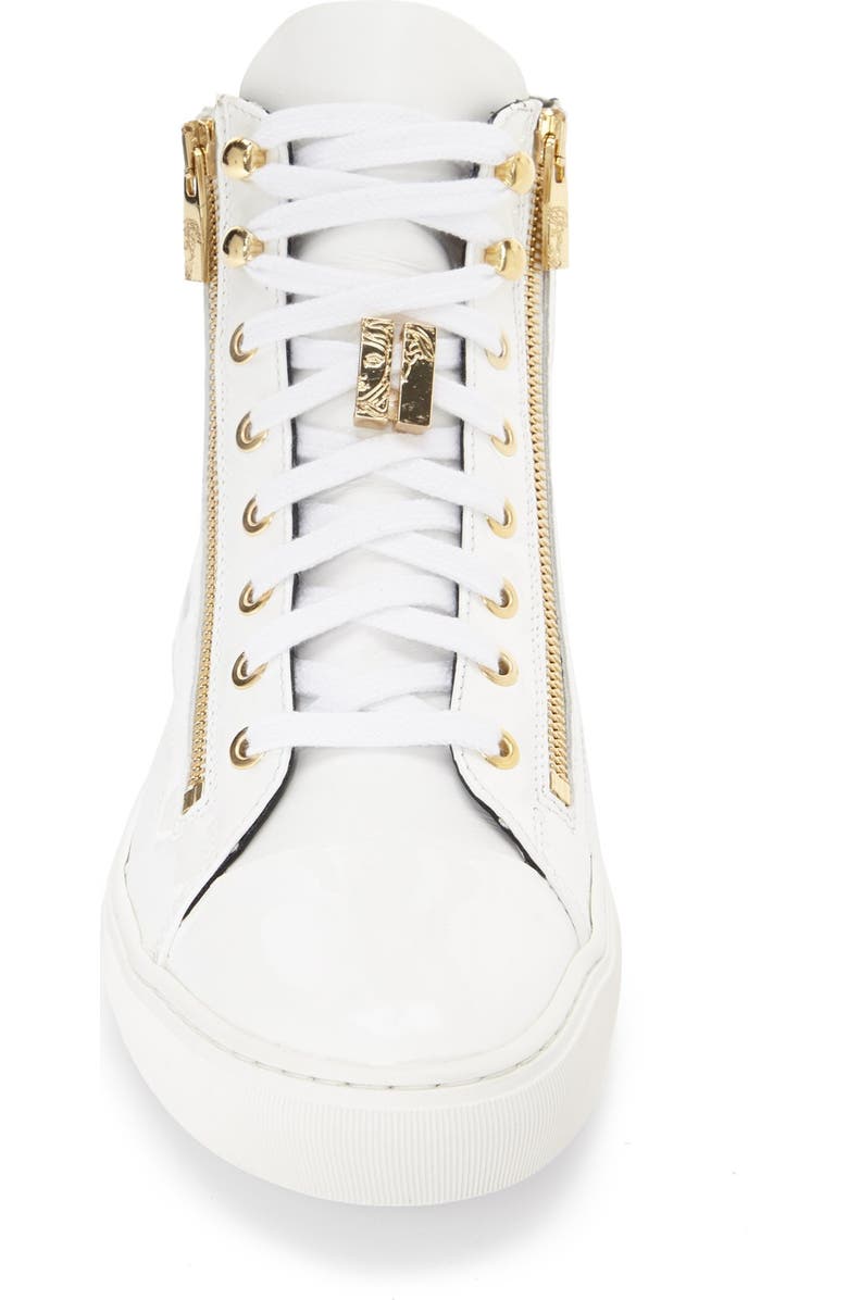 Versace Collection High Top Sneaker, Alternate, color,