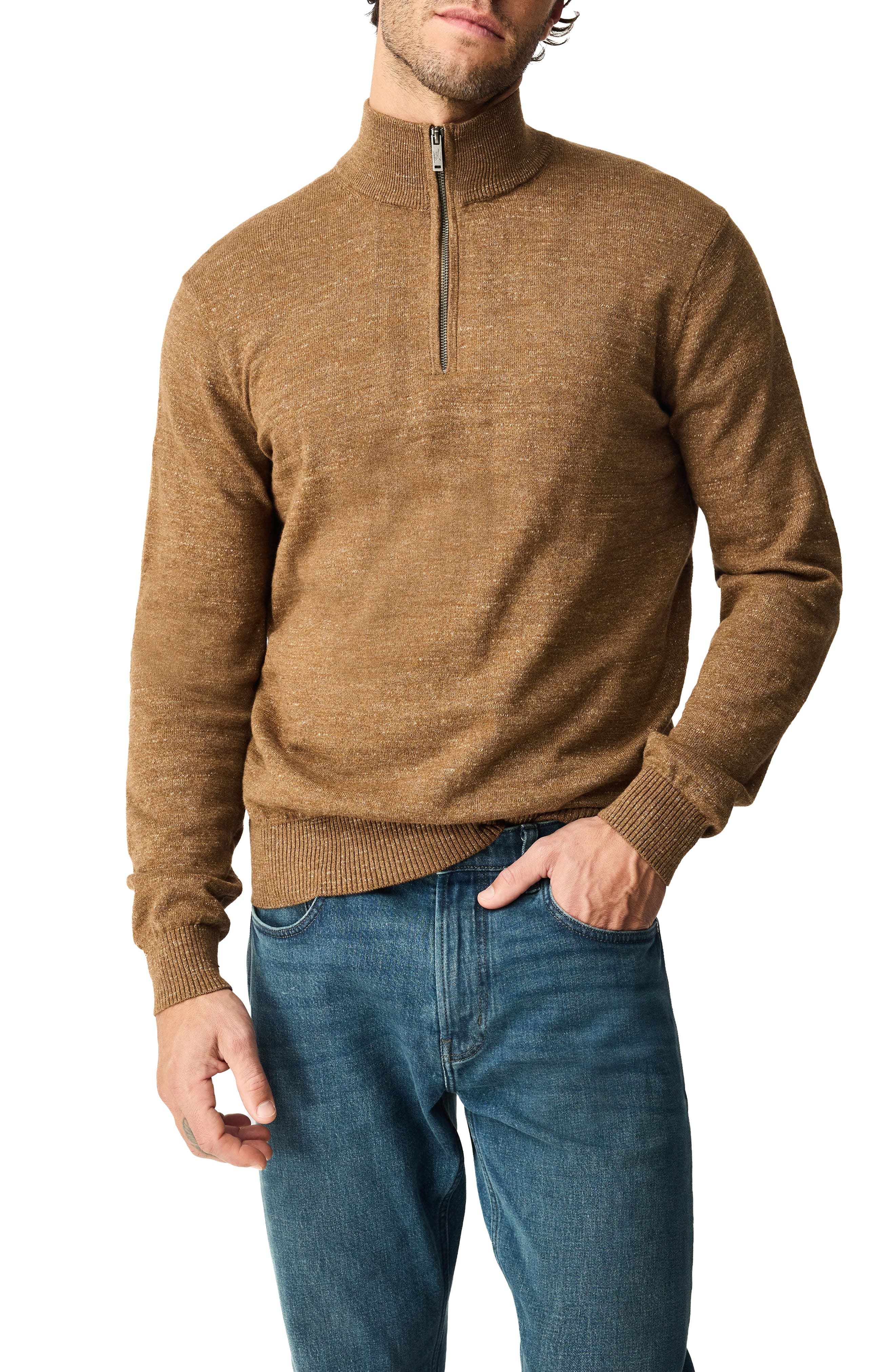 Fortrose Cotton Quarter Zip Sweater