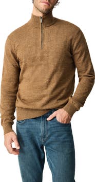 Rodd & Gunn Fortrose Cotton Quarter Zip Sweater