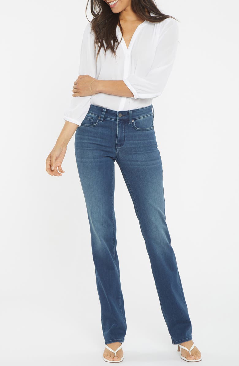 NYDJ Marilyn Stretch Straight Leg Jeans, Alternate, color, Saybrook