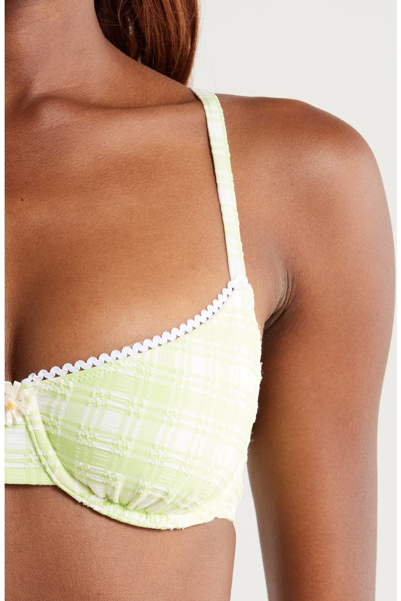 The Daphne Matcha Underwire Bikini Top, Alternate, color, MATCHA