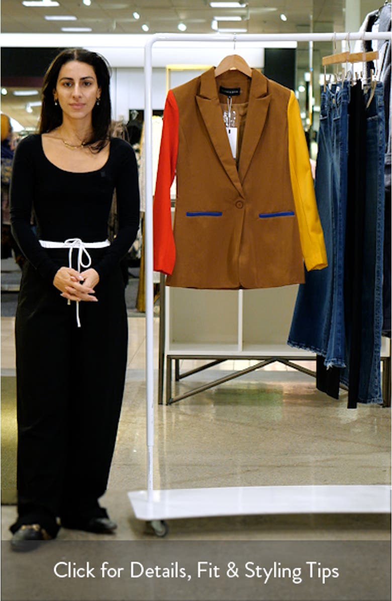 Colorblock Blazer, sales video thumbnail