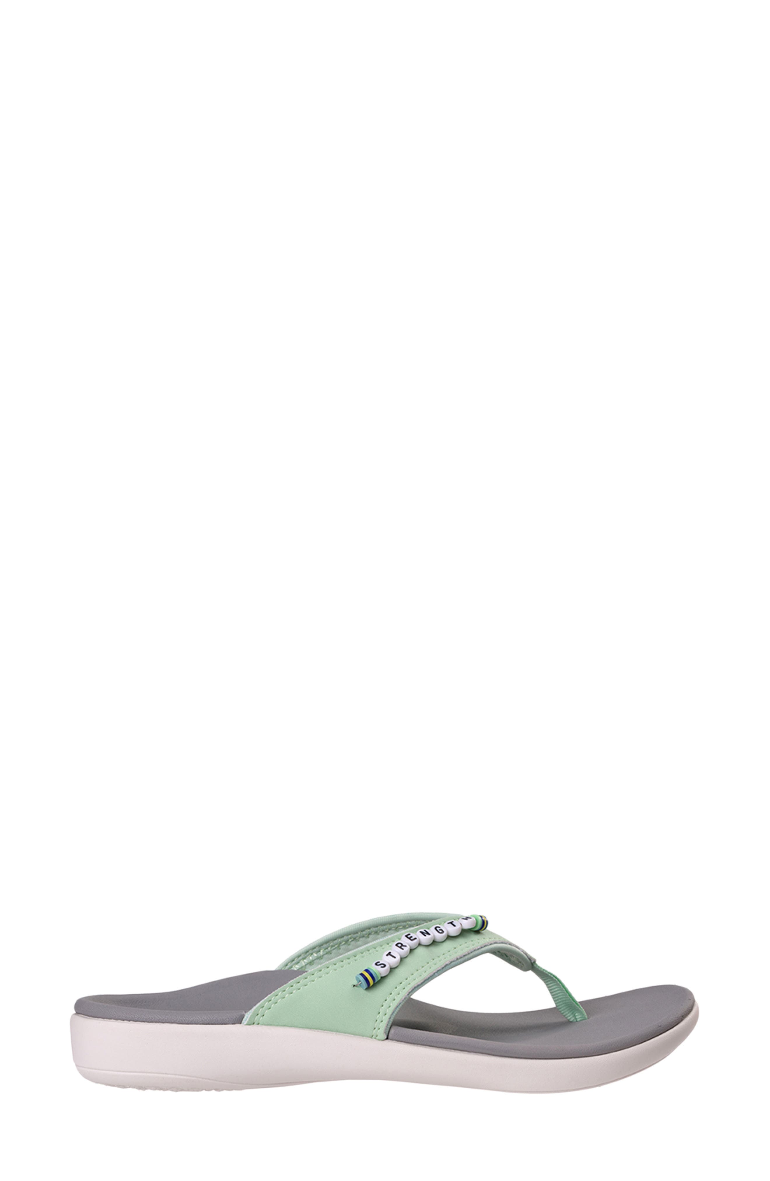 Yumi Friendship Strength Flip Flop, Alternate, color, MINT