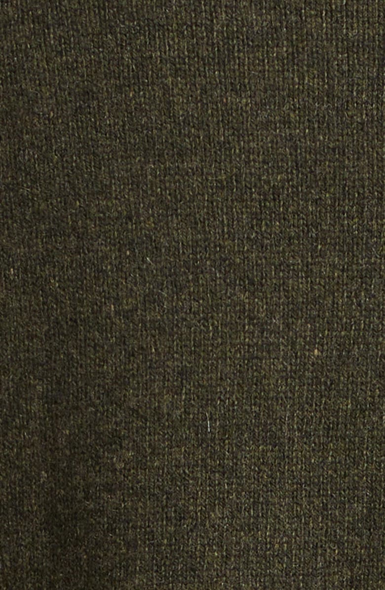 The Elder Statesman Teddy Intarsia Oversize Cashmere Sweater, Alternate, color, New Olive/ White