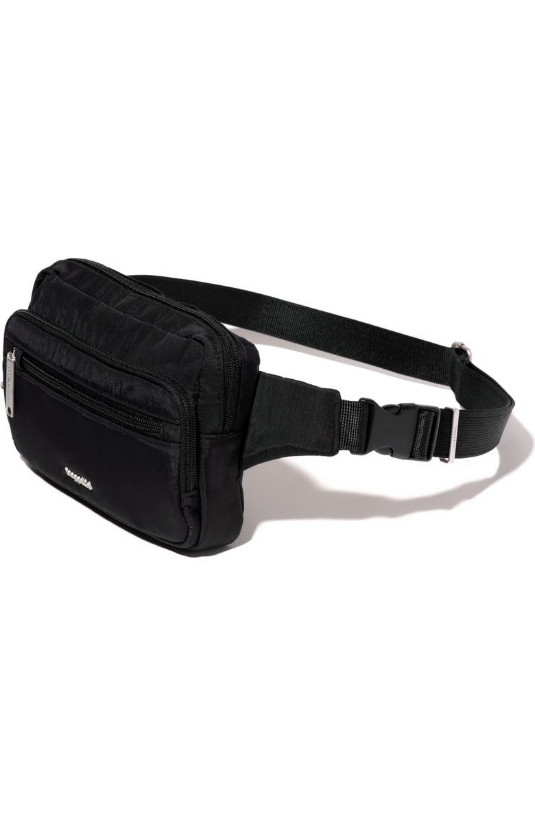 BAGGALLINI Securtex Anti-Theft Belt Bag Sling, Alternate, color, Black