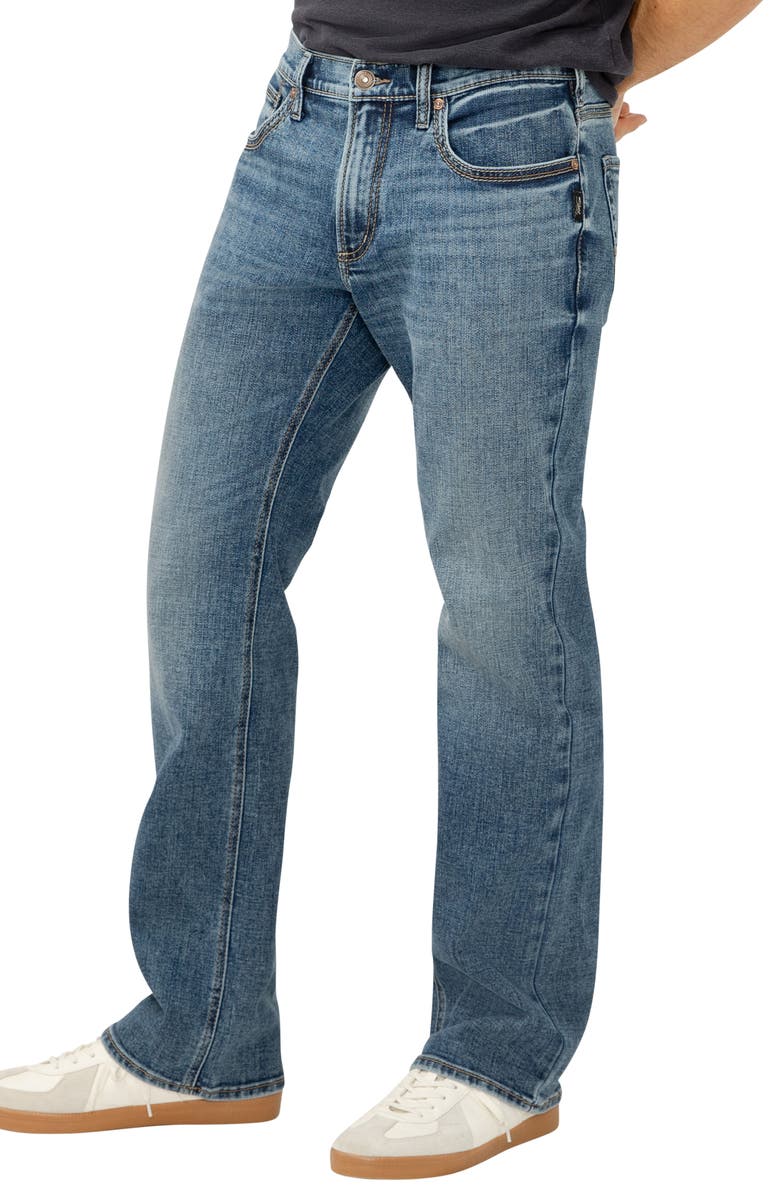 Silver Jeans Co. Jace Slim Bootcut Jeans, Alternate, color, Zion