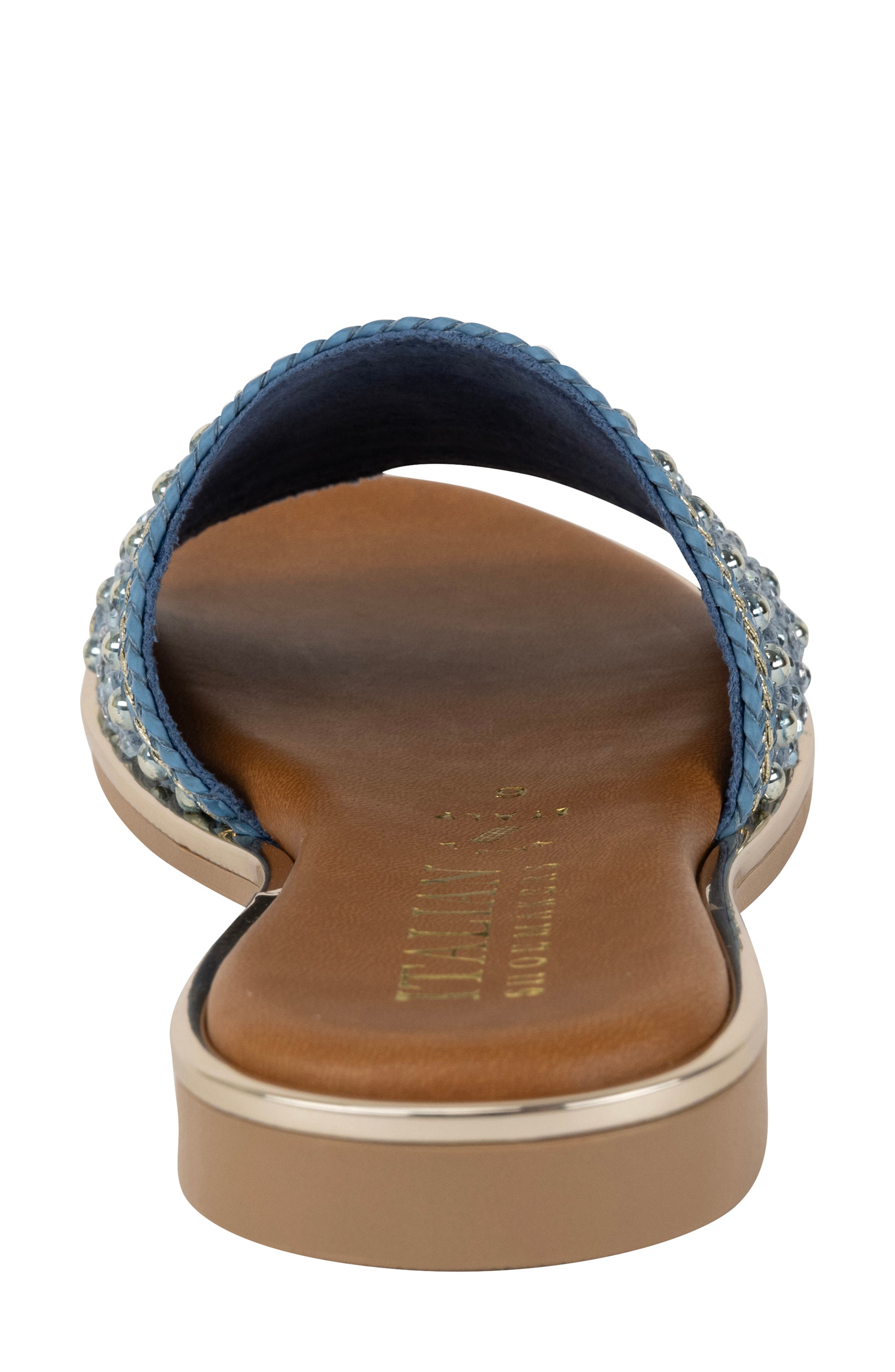 Mitzy Slide Sandal, Alternate, color, DENIM