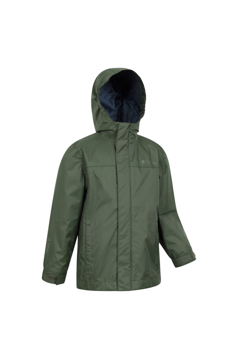 Childrens/Kids Torrent Taped Seam Waterproof Jacket, Alternate, color, Green