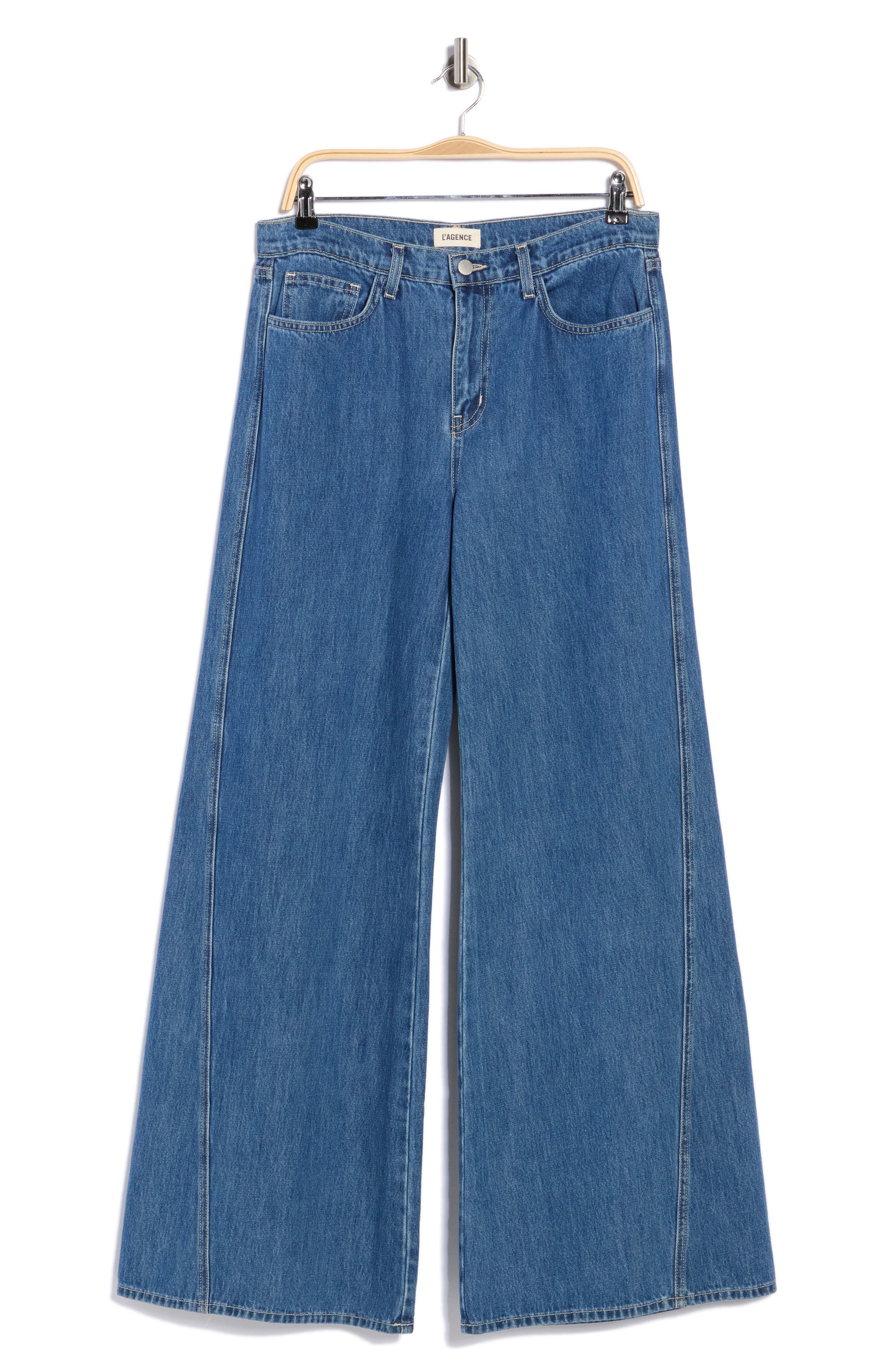 Beau High Waist Wide Leg Jeans