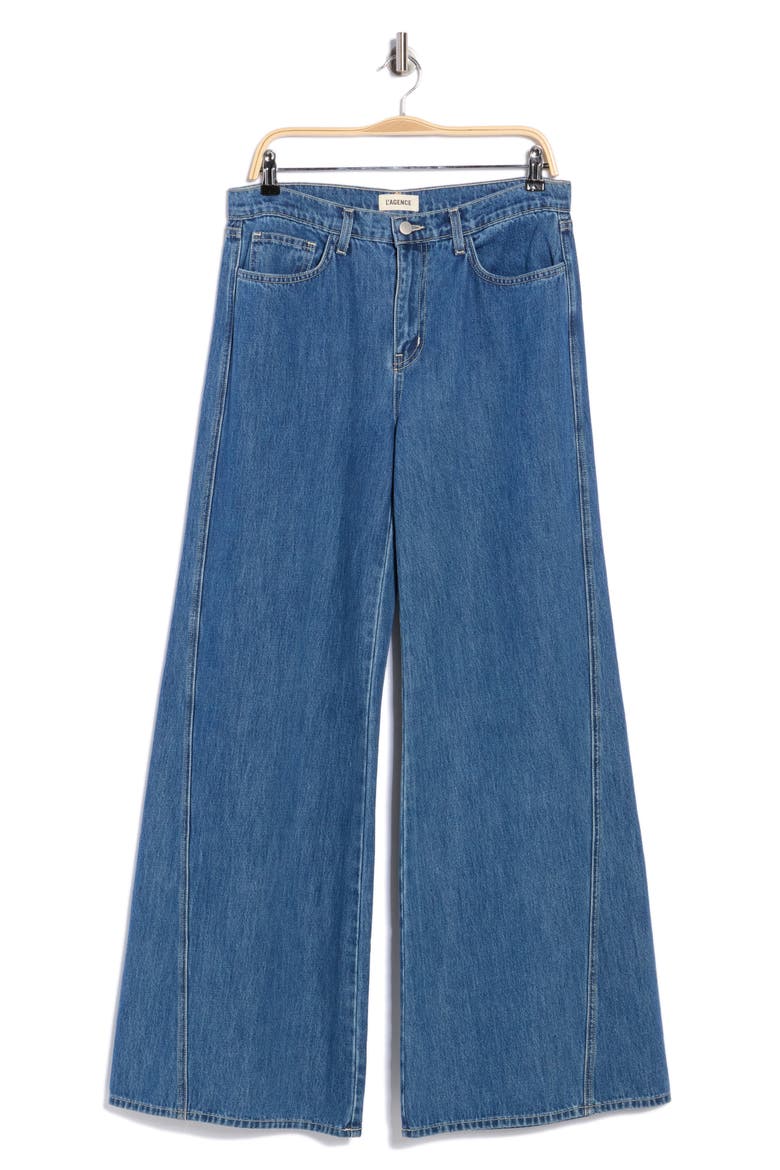 Beau High Waist Wide Leg Jeans, Main, color, FONTANA