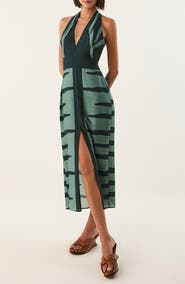 ViX Paula Hermanny Ina Print Halter Sundress