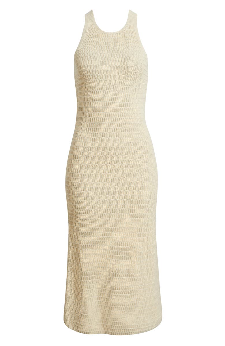 VERO MODA Malavi Open Stitch Midi Sweater Dress, Alternate, color, 