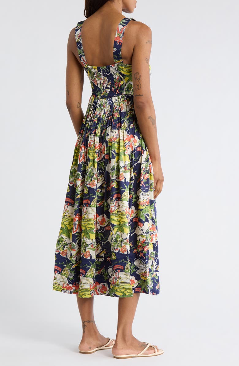 THE GREAT. The Day Break Dress, Alternate, color, Surf Jack Print