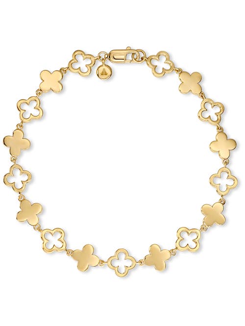 Devata Clover Chain Bracelet In Gold