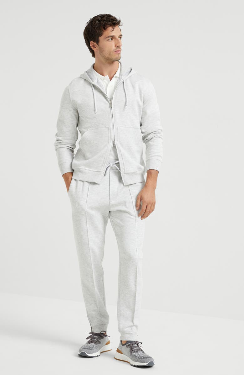 Brunello Cucinelli Double cloth trousers, Alternate, color, 