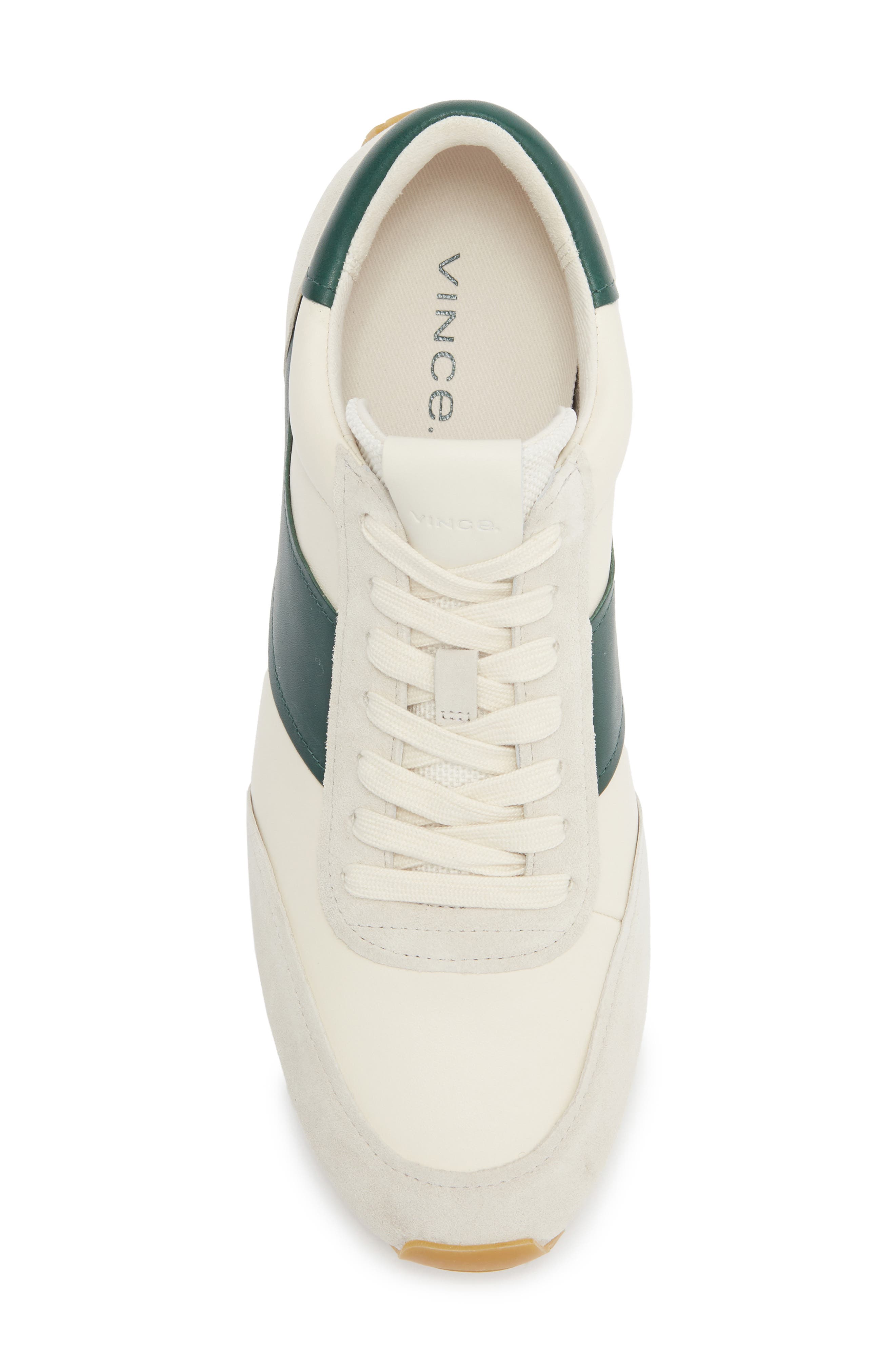 Ocean Sneaker, Alternate, color, HORCHATA/WHITE/EVERGREEN