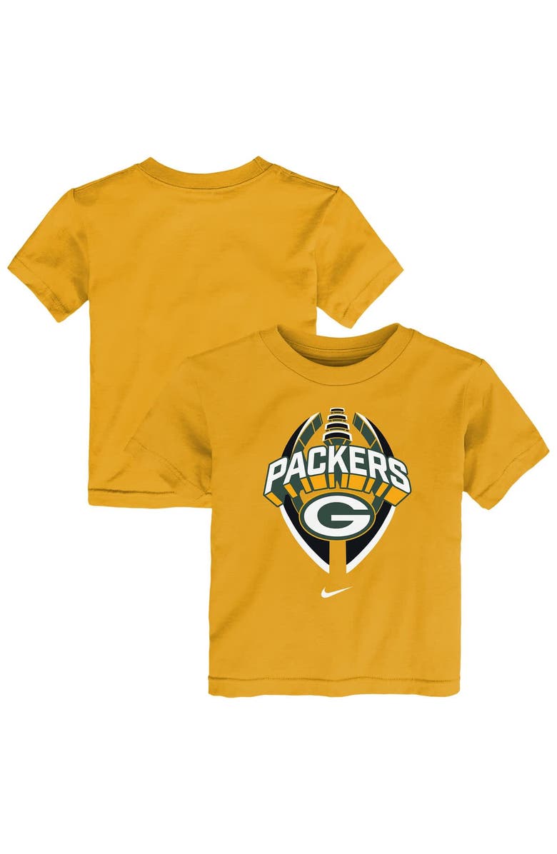 Nike Toddler Nike Gold Green Bay Packers Icon Legend T-Shirt, Main, color, Gold