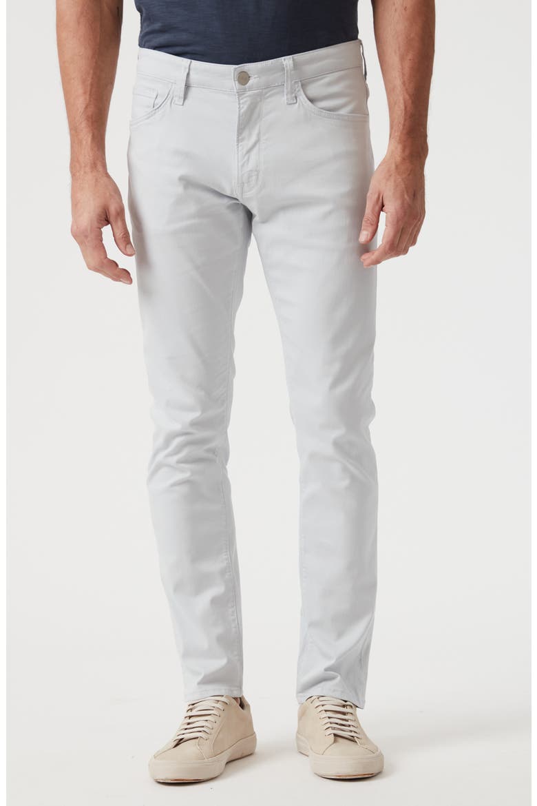 Cool Tapered Leg Cotton & Lyocell 5-Pocket Pants, Main, color, STONE TWILL